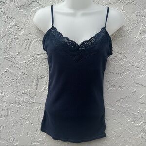 AEROPASTALE‎ Y2K Vintage Lace Tank Women Large Bella Swan Layer Blue